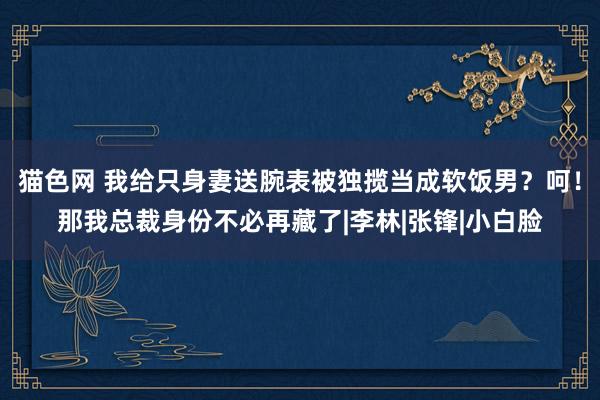 猫色网 我给只身妻送腕表被独揽当成软饭男？呵！那我总裁身份不必再藏了|李林|张锋|小白脸